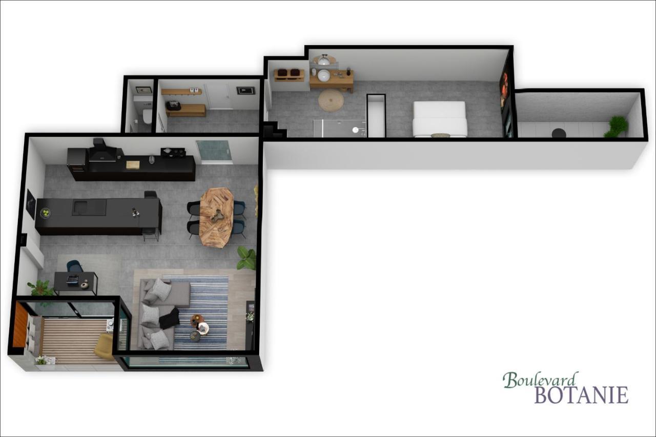 Boulevard Botanie City Apartment With Parking Hasselt Exterior photo